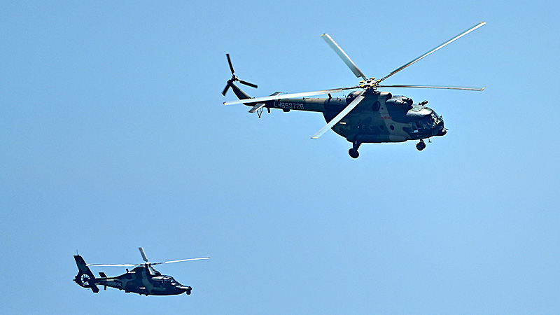 chinesische Militär-Helikopter